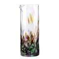 Brocca 0,9lt acqua multicolore in vetro 21cm Banderoles Promozione