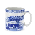 Set 4 tazze in porcellana con piattino decorati stile inglese Blue Italian Promozione