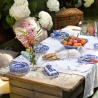 Burriera in terracotta decorata stile inglese Blue Italian Offerta