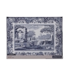 Blue Italian set 6 tovagliette rigide da tavola stile inglese 30,5x23cm Promozione