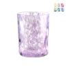 Set 6 bicchieri acqua da tavola 10cm in vetro colorato Carnaval Promozione