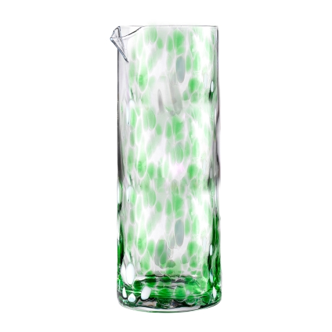 Brocca acqua 0,9lt da tavola in vetro verde 21cm Carnaval Promozione