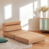 Poltrona letto singolo pieghevole da terra salvaspazio Jasmine Vendita