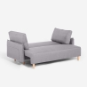 Divano letto 2 posti in stile scandinavo schienale reclinabile Chara Offerta