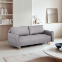 Divano letto 2 posti in stile scandinavo schienale reclinabile Chara Promozione
