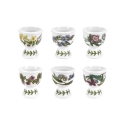 Set di 6 portauova in porcellana Portmeirion Botanic Garden Promozione