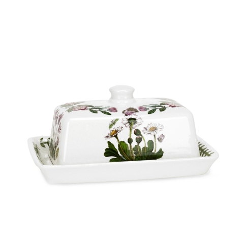 Burriera con coperchio in porcellana Portmeirion Botanic Garden Promozione