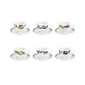 Set di 6 tazzine da caffè in porcellana Portmeirion Botanic Garden Promozione