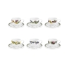 Set di 6 tazzine da caffè in porcellana Portmeirion Botanic Garden Promozione