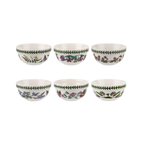Set di 6 ciotole impilabili 13 cm in porcellana Portmeirion Botanic Garden Promozione