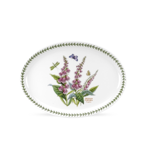 Piatto da portata ovale 33 cm in porcellana Portmeirion Botanic Garden Promozione