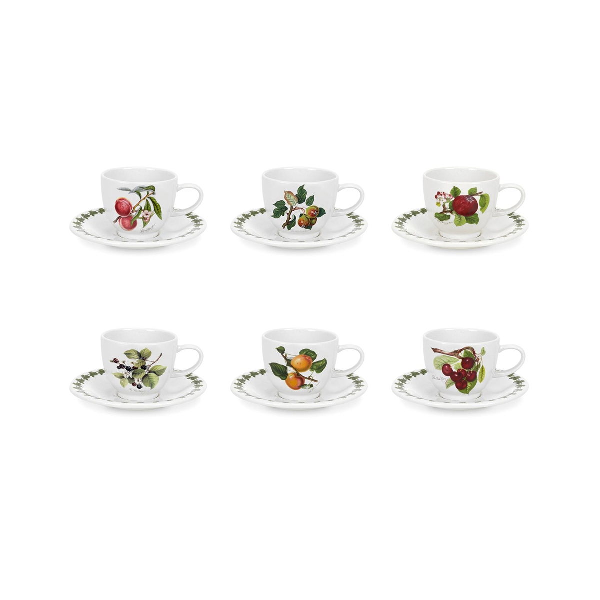 Set di 6 tazzine in porcellana da caffè Portmeirion Pomona Promozione