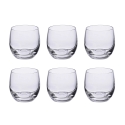 Set 6 bicchierini liquore vetro bombato cucina bar ristorante Mexico Promozione