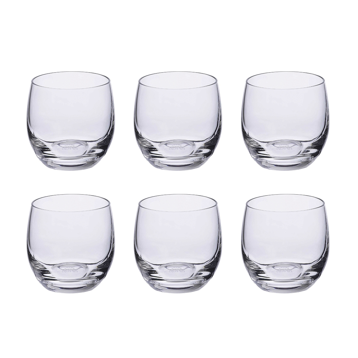 Set 6 bicchierini liquore vetro bombato cucina bar ristorante Mexico Promozione
