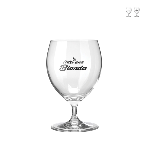 Set 2 calici bicchieri da birra pub ristorante 600ml Fatti Una Bionda Promozione