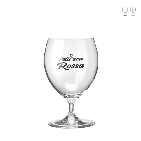 Set 2 calici bicchieri da birra ristorante cucina 600ml Fatti Una Rossa Promozione