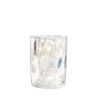 Set 6 bicchieri acqua in vetro colorato cucina ristorante 10cm Murrine Vendita