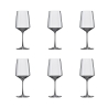 Set 6 calici vino in vetro cristallino 400ml cucina bar ristorante Siesta Promozione