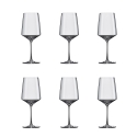 Set 6 calici degustazione vino design cucina bar ristorante 520ml Siesta Promozione