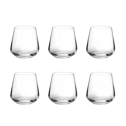 Set 6 bicchieri O.F. tavola bar ristorante cucina 280ml Siesta Promozione