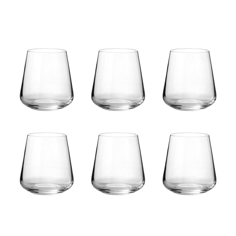 Set 6 bicchieri D.O.F. tavola bar ristorante cucina 400ml Siesta Promozione
