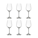 Set 6 calici vino rosso tavola 22,5cm design goccia cucina Sinfonia Promozione