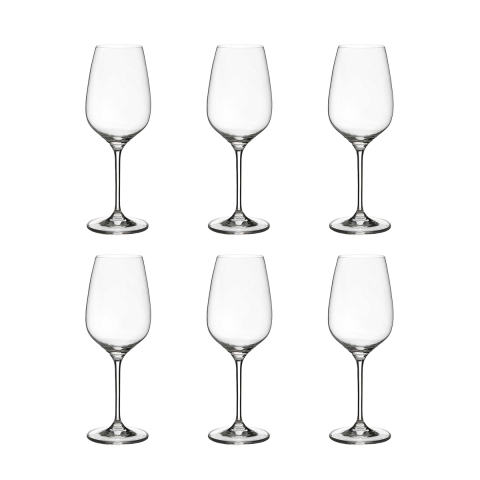Set 6 calici vino rosso tavola 22,5cm design goccia cucina Sinfonia Promozione