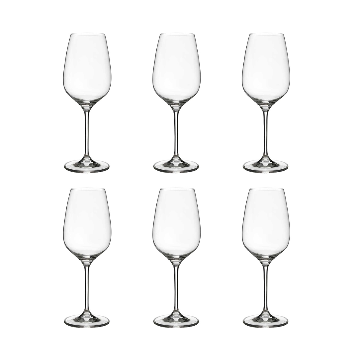 Set 6 calici vino rosso tavola 22,5cm design goccia cucina Sinfonia Promozione