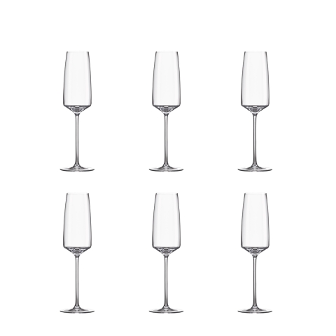 Set 6 calici flûte bicchieri degustazione per cucina bar 250ml Siesta Promozione