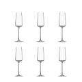 Set 6 calici flûte bicchieri degustazione per cucina bar 250ml Siesta Promozione