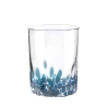 Set 6 bicchieri acqua 10cm in vetro colorato per tavola cucina Venise Vendita