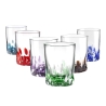 Set 6 bicchieri acqua 10cm in vetro colorato per tavola cucina Venise Acquisto