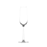 Set 6 calici champagne spumante degustazione in vetro 250ml Shanghai Vendita