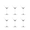 Set 6 bicchieri drink martini degustazione cucina ristorante 230ml Shanghai Promozione