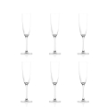 Set 6 calici flûte spumante champagne 165ml in vetro Tokyo Temptation Promozione
