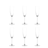 Set 6 calici flûte spumante champagne 165ml in vetro Tokyo Temptation Promozione