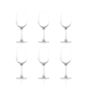 Set 6 calici bicchieri vino 260ml in vetro cristallino Tokyo Temptation Promozione
