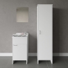 Set mobile lavatoio con anta specchio colonna lavanderia Negrari COMP 7 Vendita