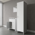 Set mobile lavatoio con specchio e colonna lavanderia Negrari COMP 8 Vendita