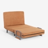 Poltrona letto in tessuto pieghevole salvaspazio Deborah Twin Class 