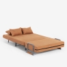 Poltrona letto in tessuto pieghevole salvaspazio Deborah Twin Class 
