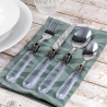 Set di 24 posate in acciaio inox 6 persone Imperial P Villa d'Este Home Tivoli Vendita