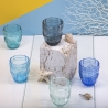 Set di 6 bicchieri acqua 265ml in vetro decoro arabescato Syrah Ocean Vendita
