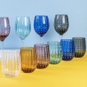 Set di 6 bicchieri acqua 240ml in vetro superficie lavorata Shiraz Vendita
