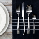 Set di 24 posate in acciaio inox finitura opaca Park Avenue Stock