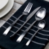 Set di 24 posate in acciaio inox finitura opaca Park Avenue Sconti