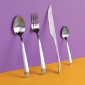 Set di 24 posate in acciaio inox finitura opaca Park Avenue Vendita