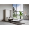 Letto a scomparsa francese 140x190cm con divano imbottito Sofà Kentaro Sconti
