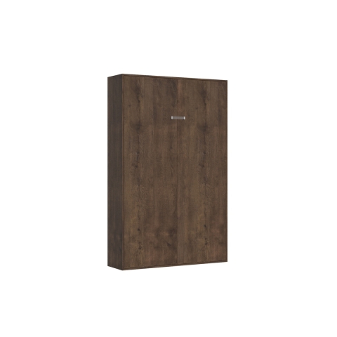 Letto a scomparsa una piazza e mezza 120x190cm legno noce Kentaro Promozione
