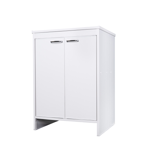 Mobile bagno lavanderia bianco in PVC con 2 ante FB9002K Negari Promozione